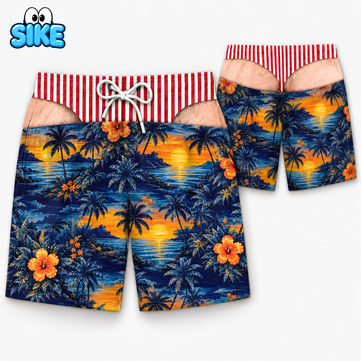 SIKE Stare Magnet Shorts