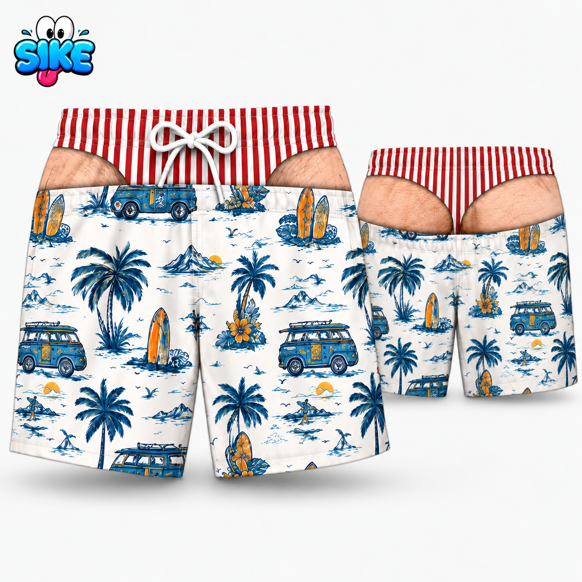 SIKE Stare Magnet Shorts
