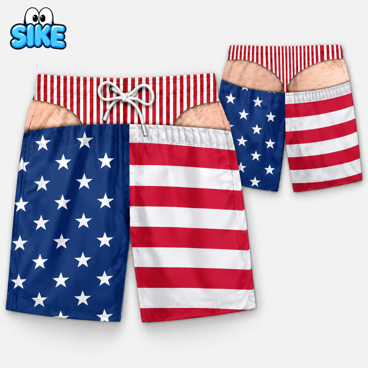 SIKE Stare Magnet Shorts